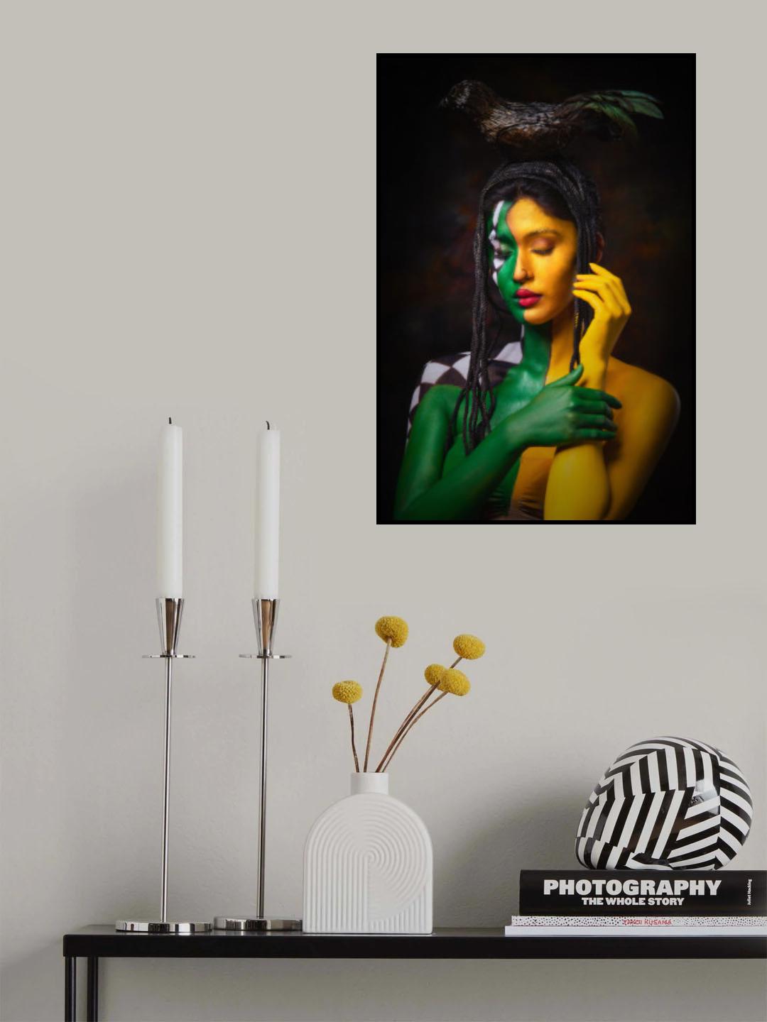 Painted Conceptual Poster och Canvastavla