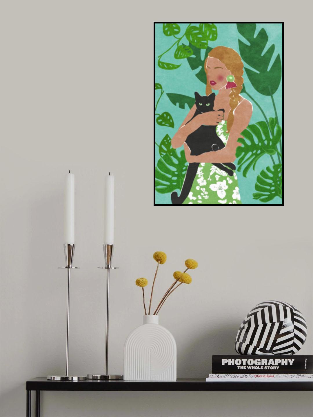 Cat Lover Poster och Canvastavla