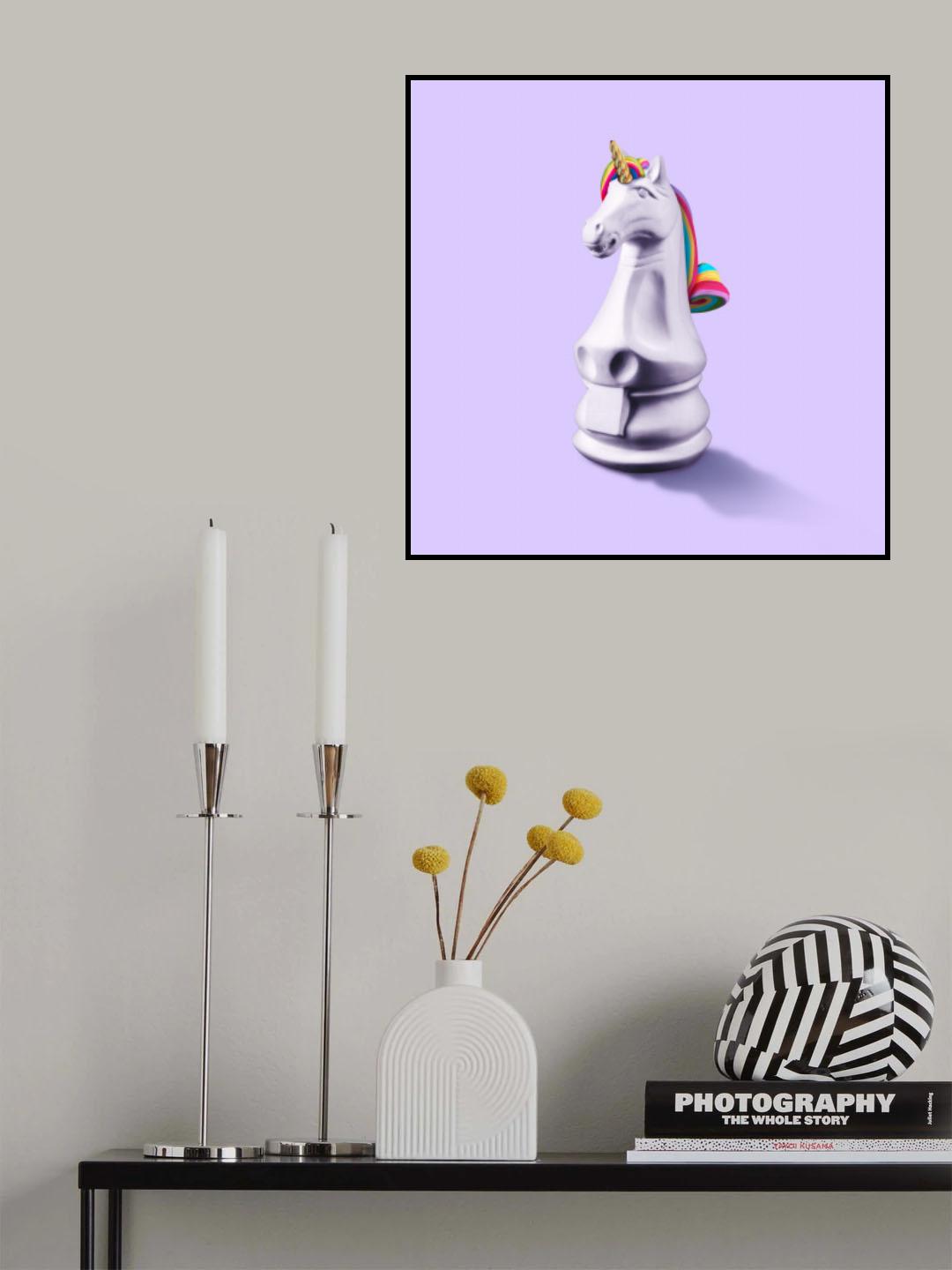Fantasy Chess Poster och Canvastavla