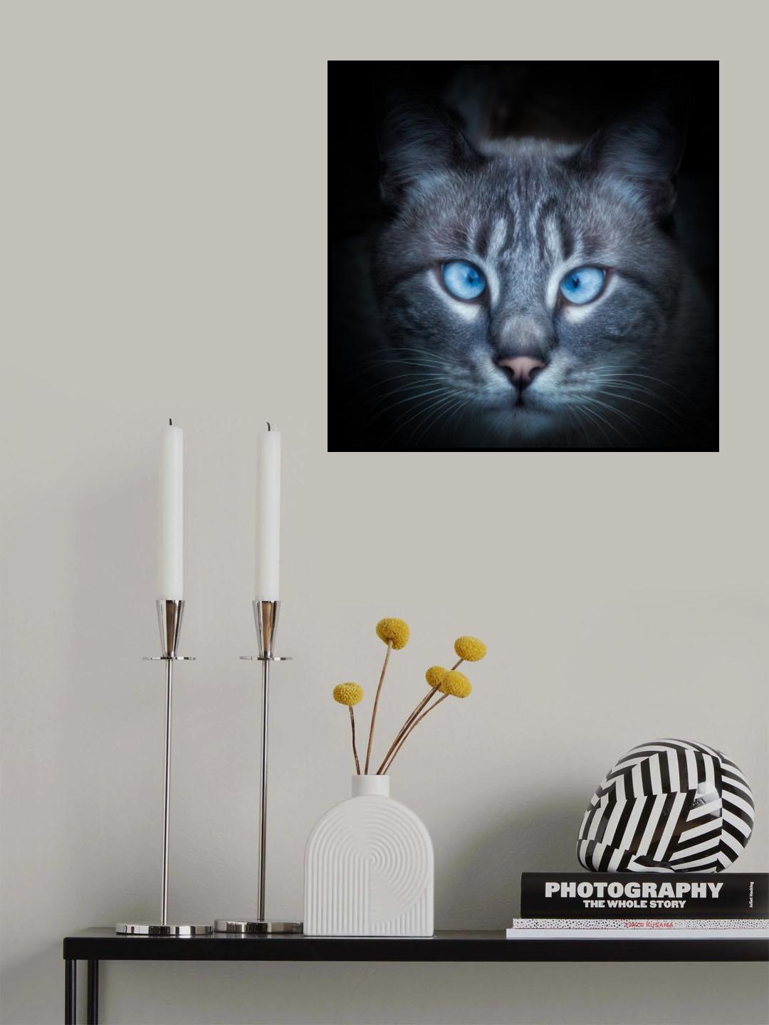 Hypno-blue Poster och Canvastavla