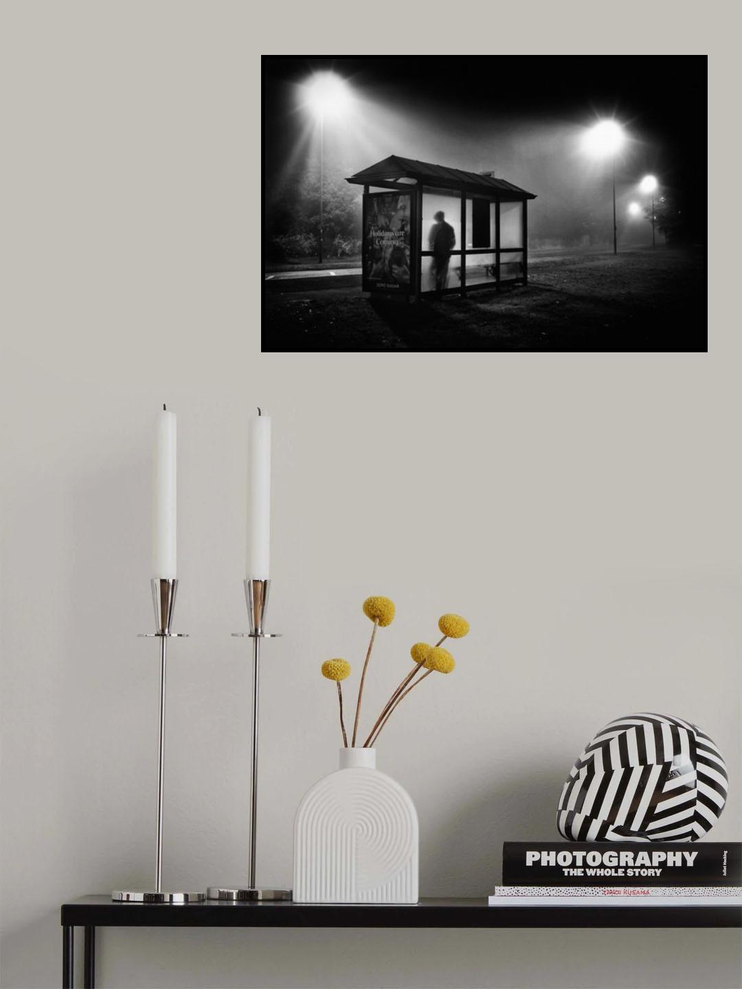 Bus Stop Poster och Canvastavla