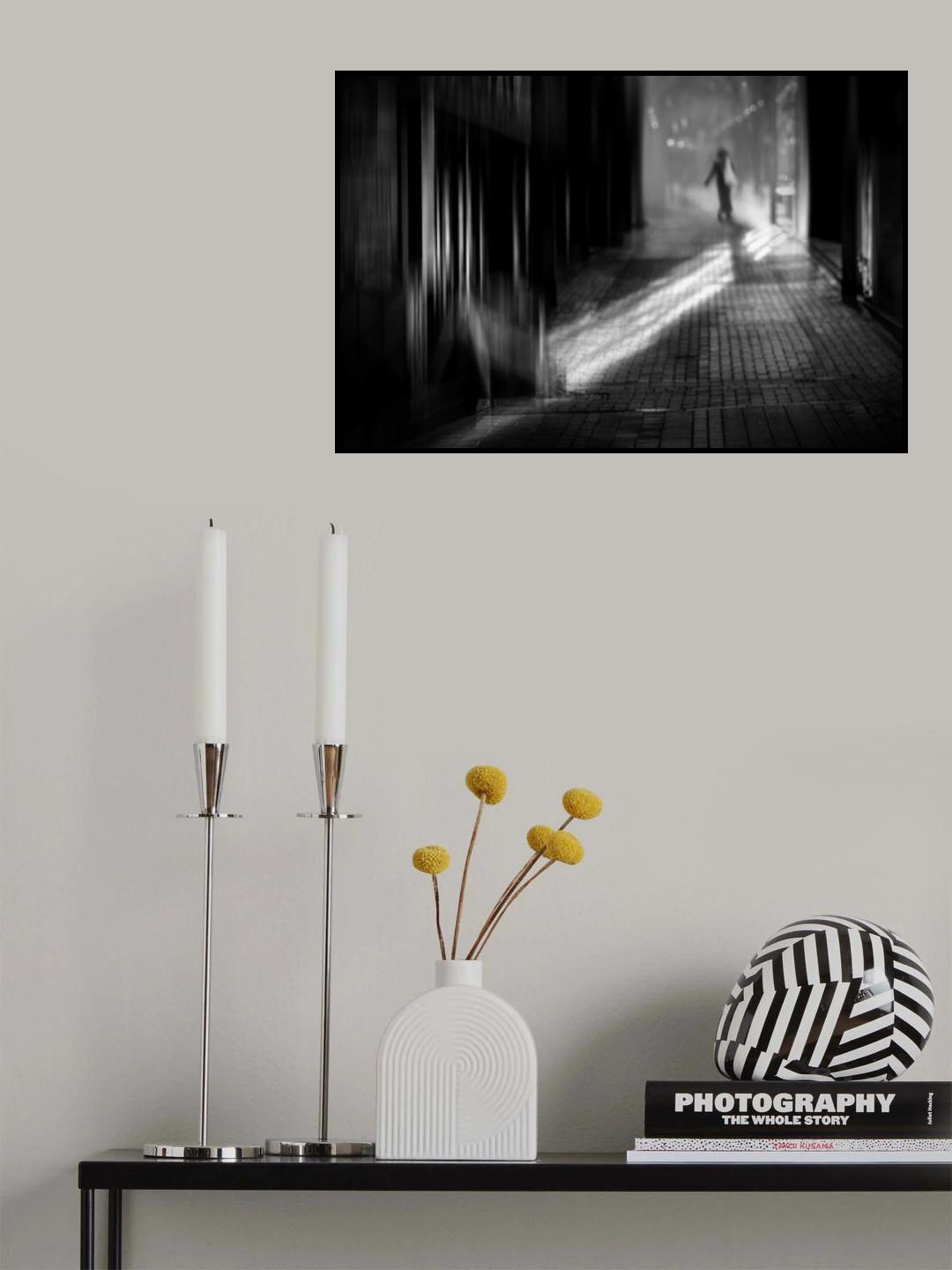 street, morning... Poster och Canvastavla