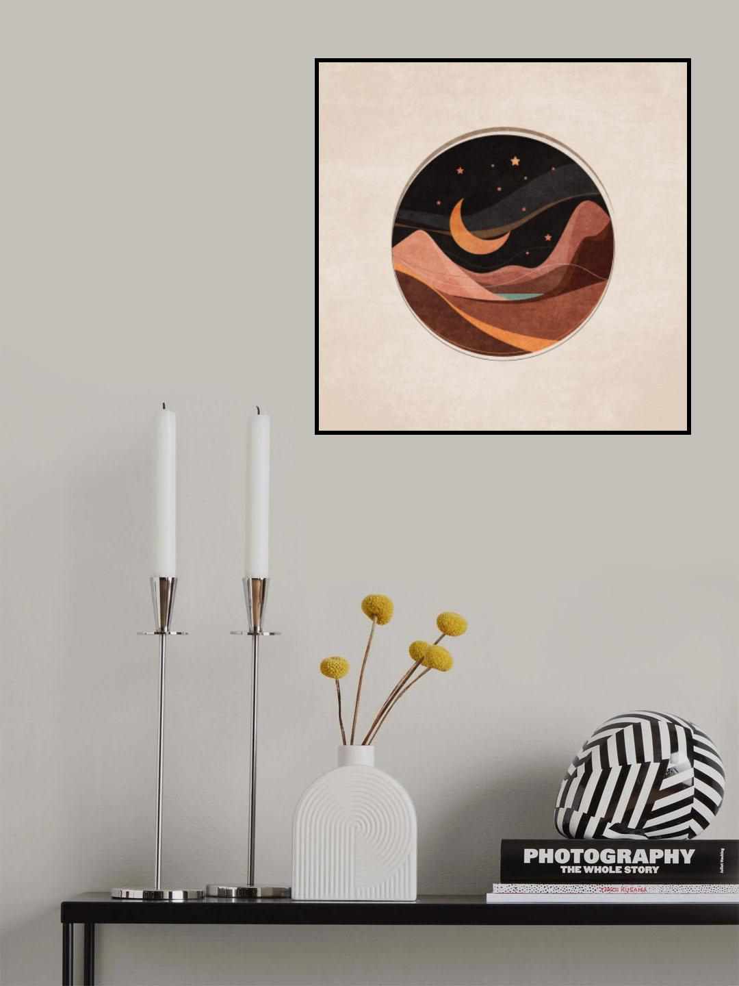 Cember Gece Sahnesi Poster och Canvastavla