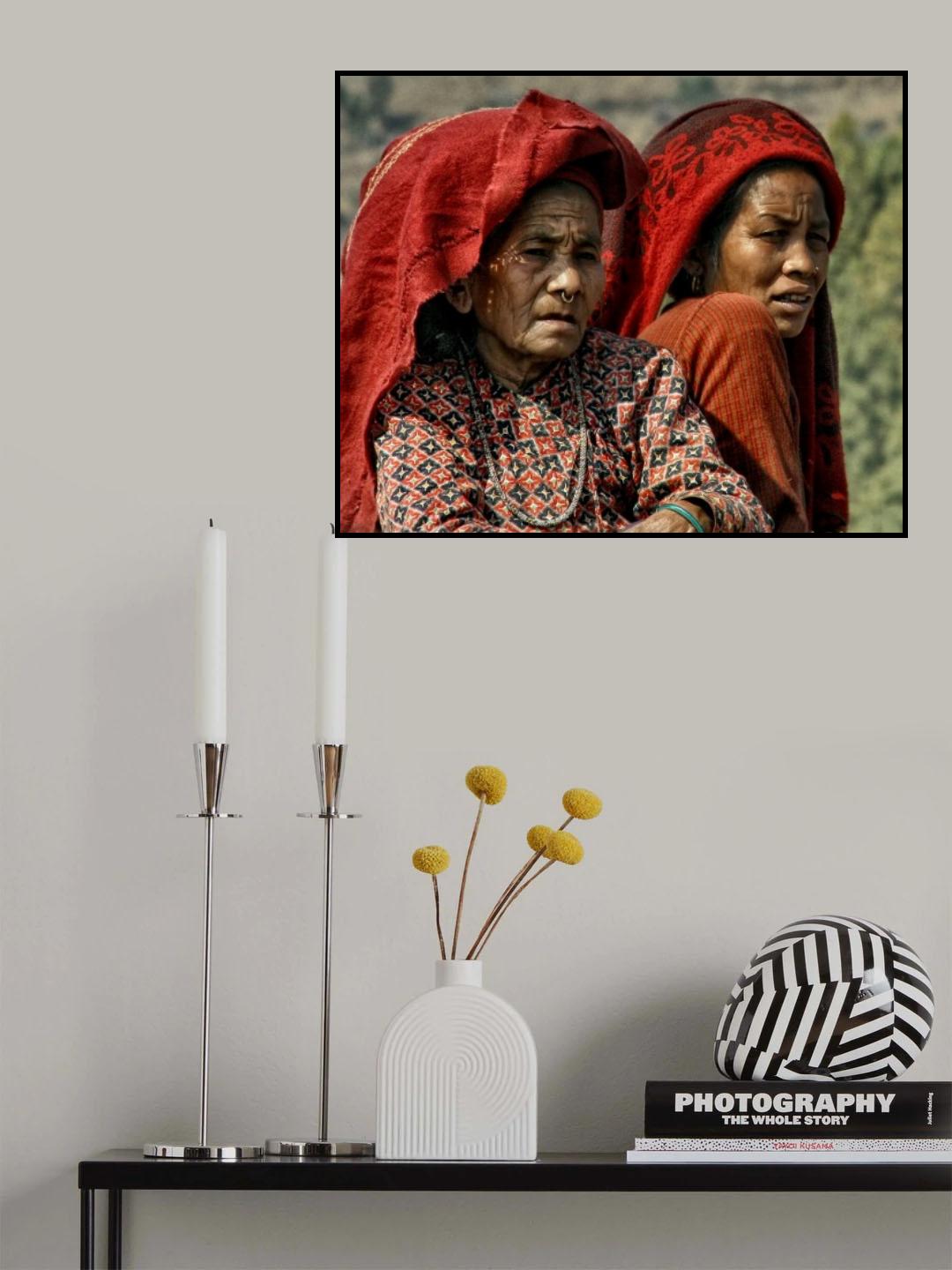 Women of Nepal - Series Poster och Canvastavla
