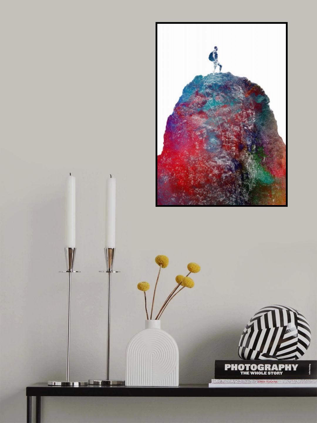Mountaineer Sport Art 8 Poster och Canvastavla