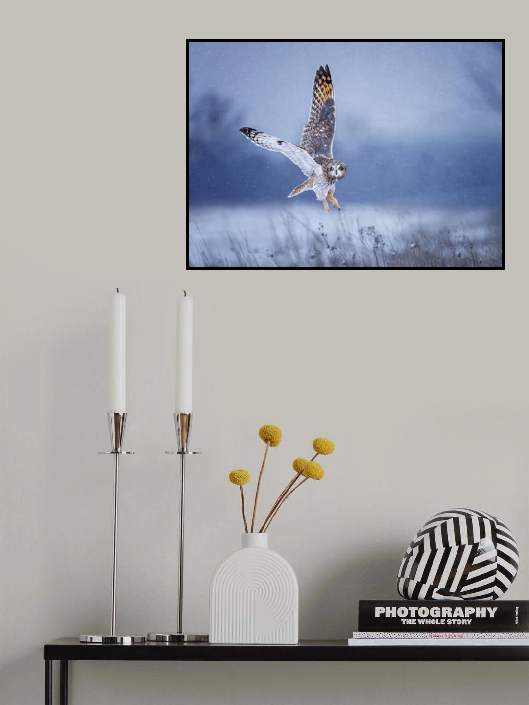 Snowing Day Poster och Canvastavla