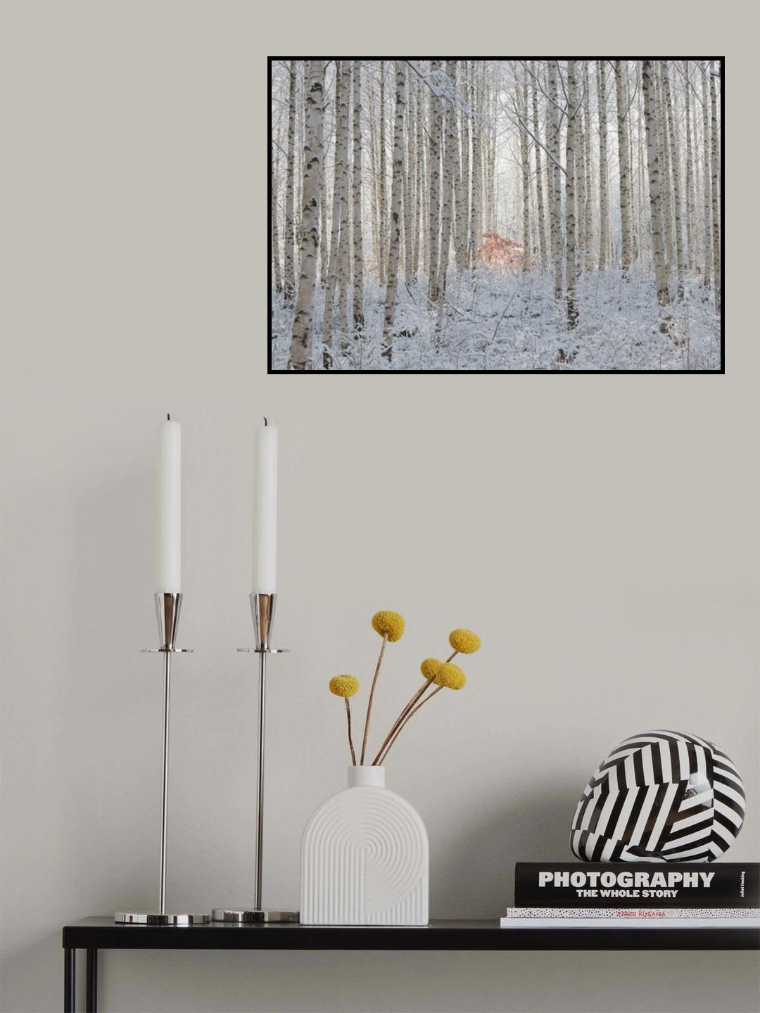 white Poster och Canvastavla