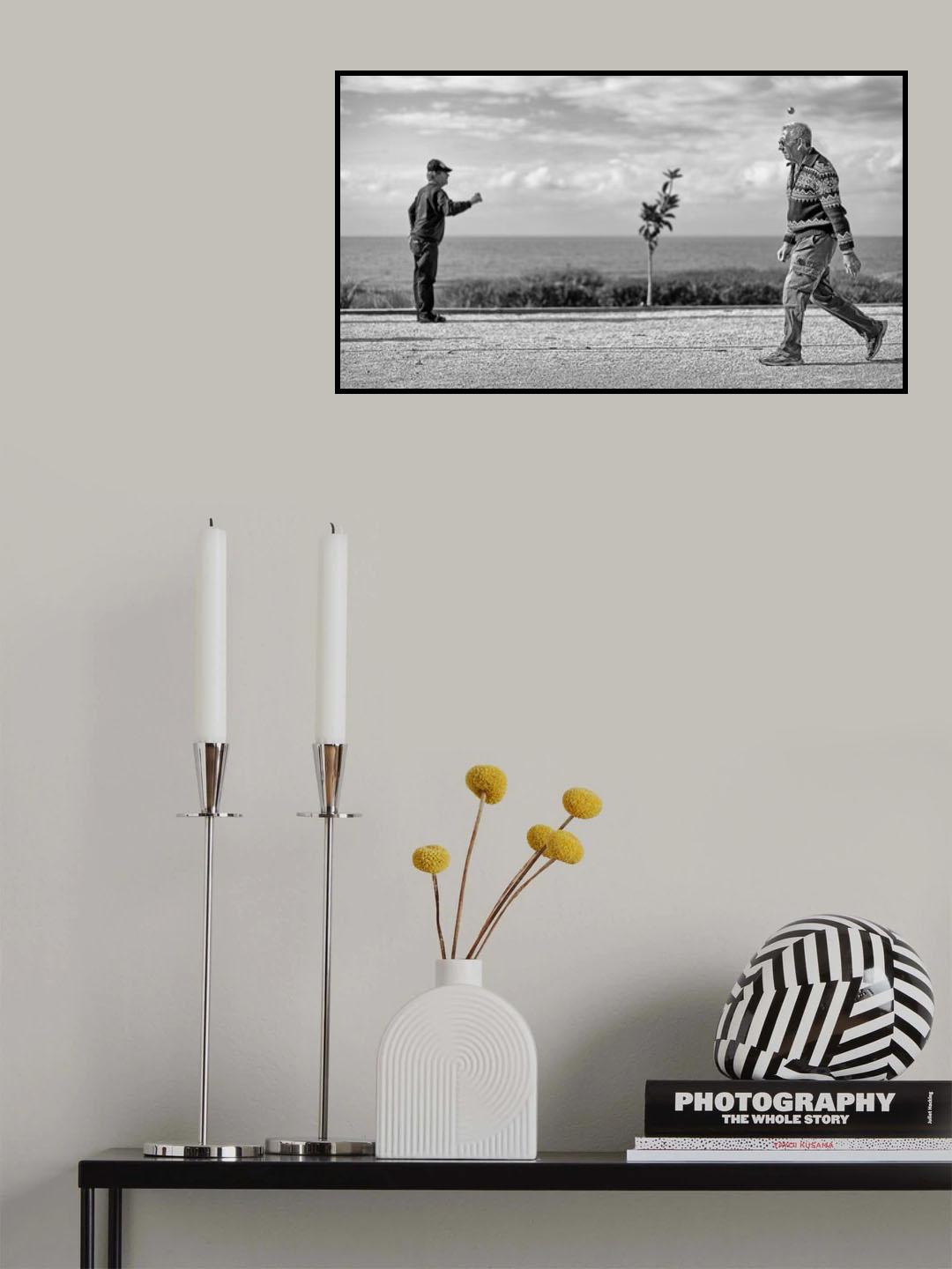 Just another fun Pétanque game with friends Poster och Canvastavla