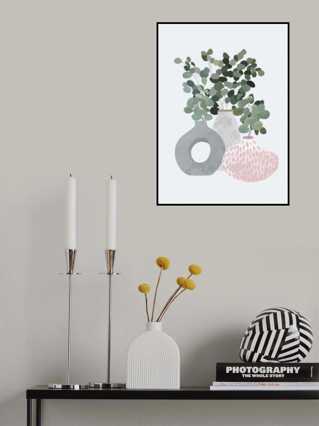 Scandi Japandi Plants Poster och Canvastavla