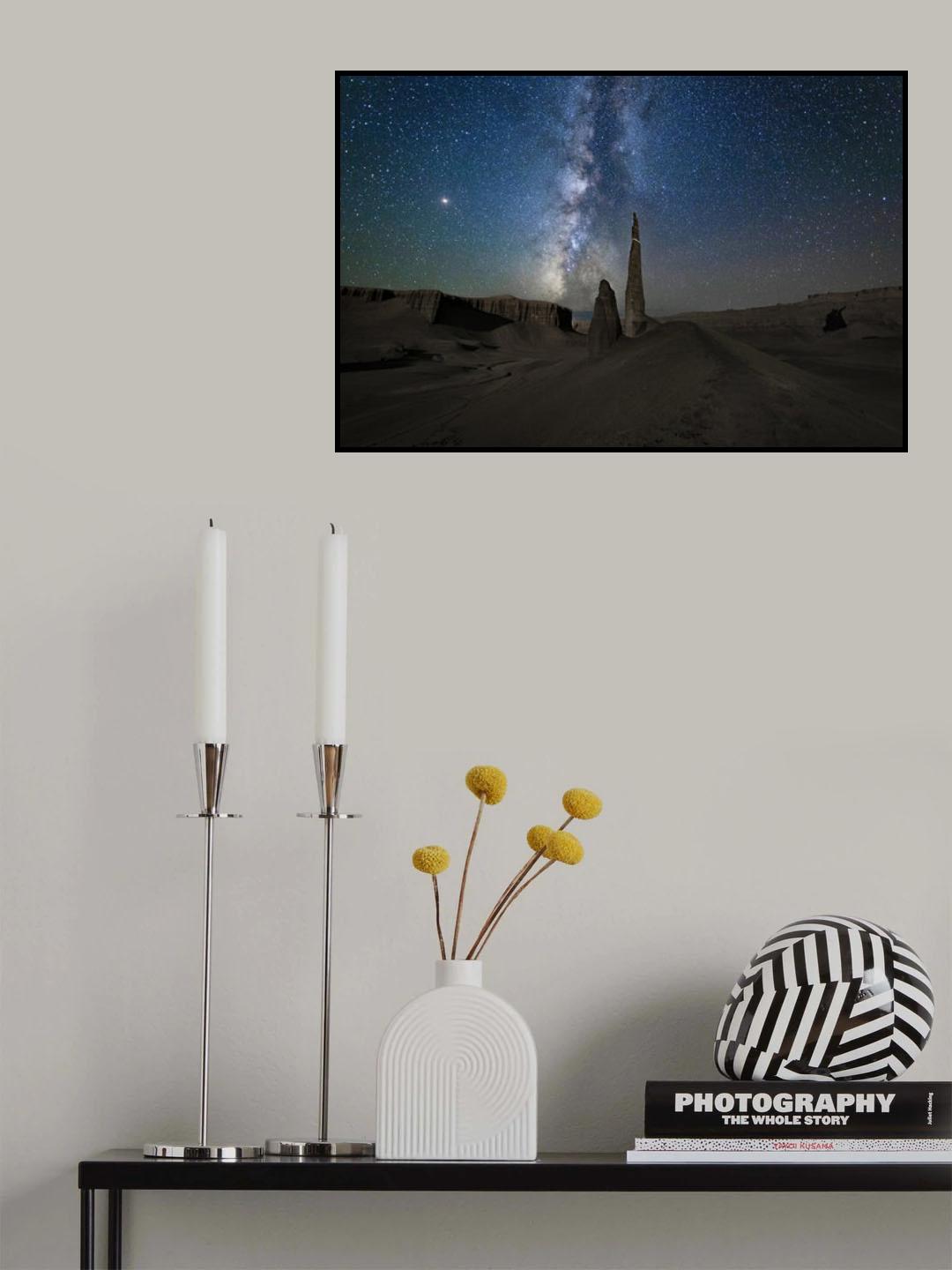 Shuttle to Galaxy Poster och Canvastavla