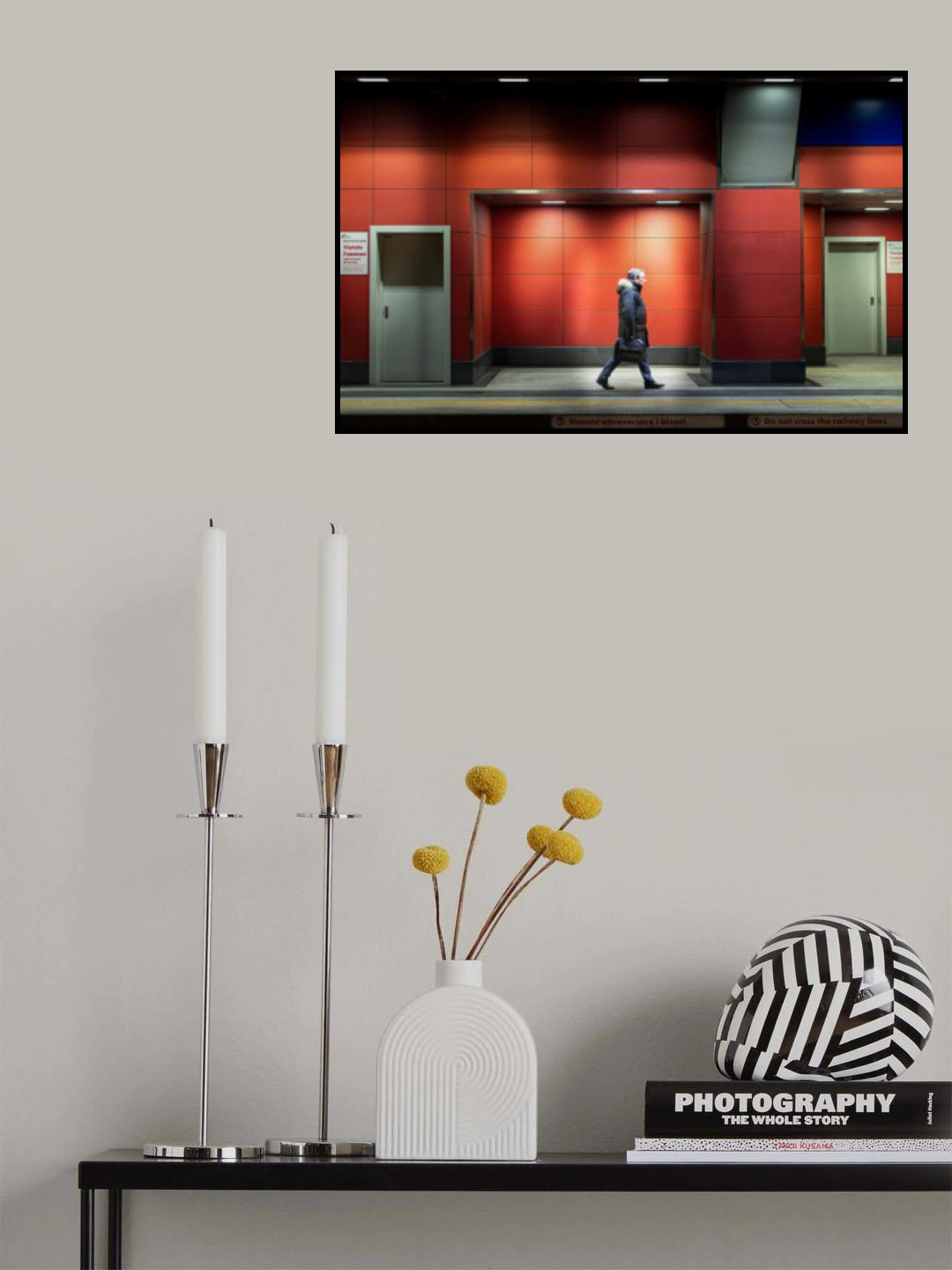 Railway station Poster och Canvastavla