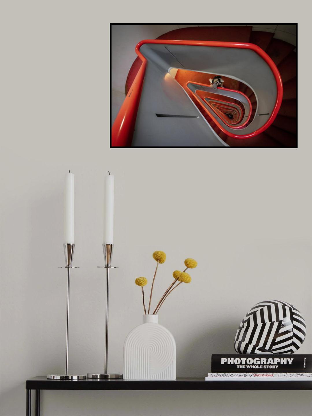 Spiral staircase Poster och Canvastavla