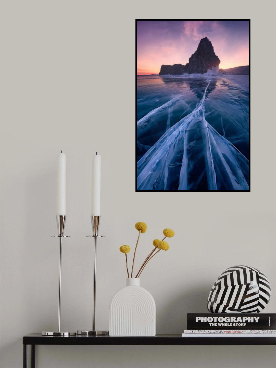 Baikal Sunset Poster och Canvastavla