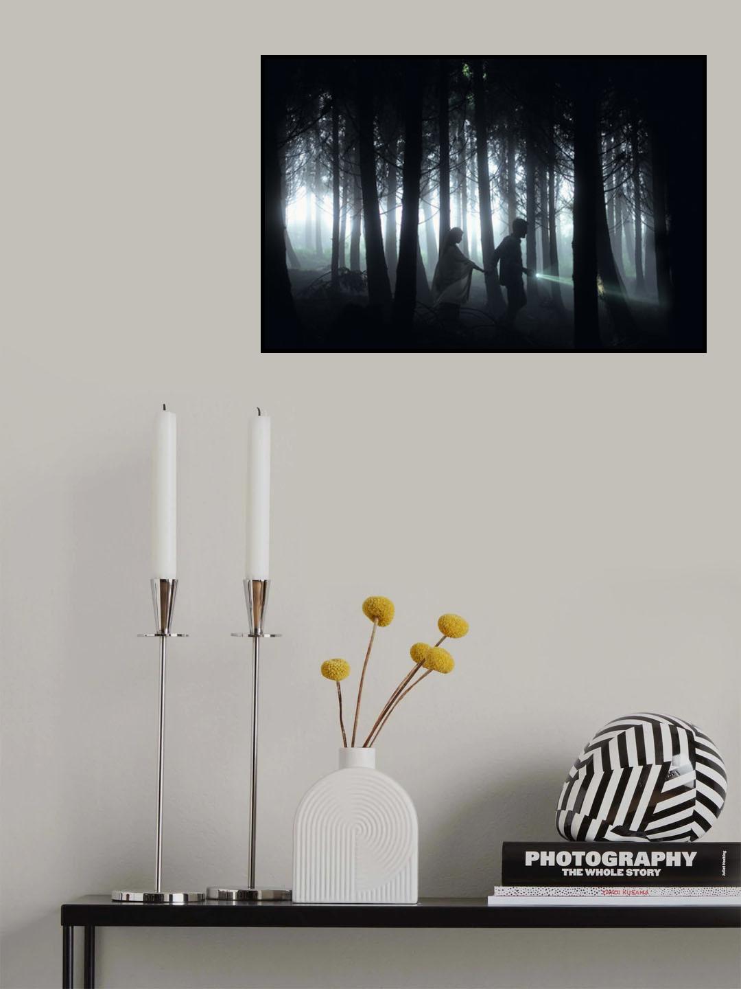 Dark forest Poster och Canvastavla