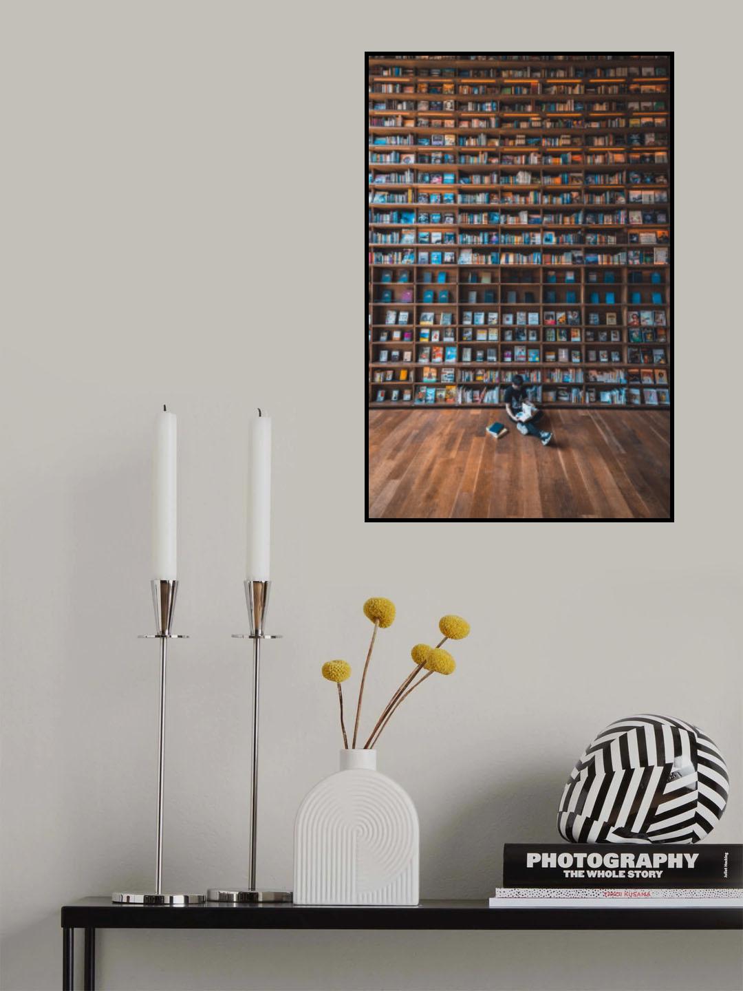 Hidden library Poster och Canvastavla
