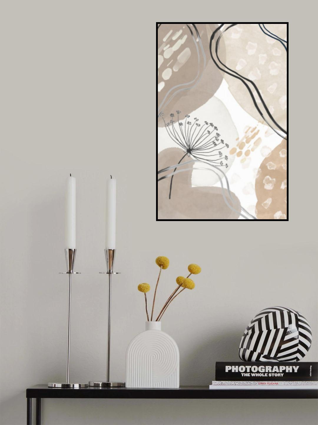 Neutral Beige-2 Poster och Canvastavla