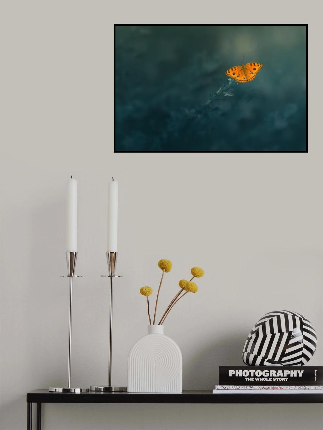 Mood Butterfly Poster och Canvastavla