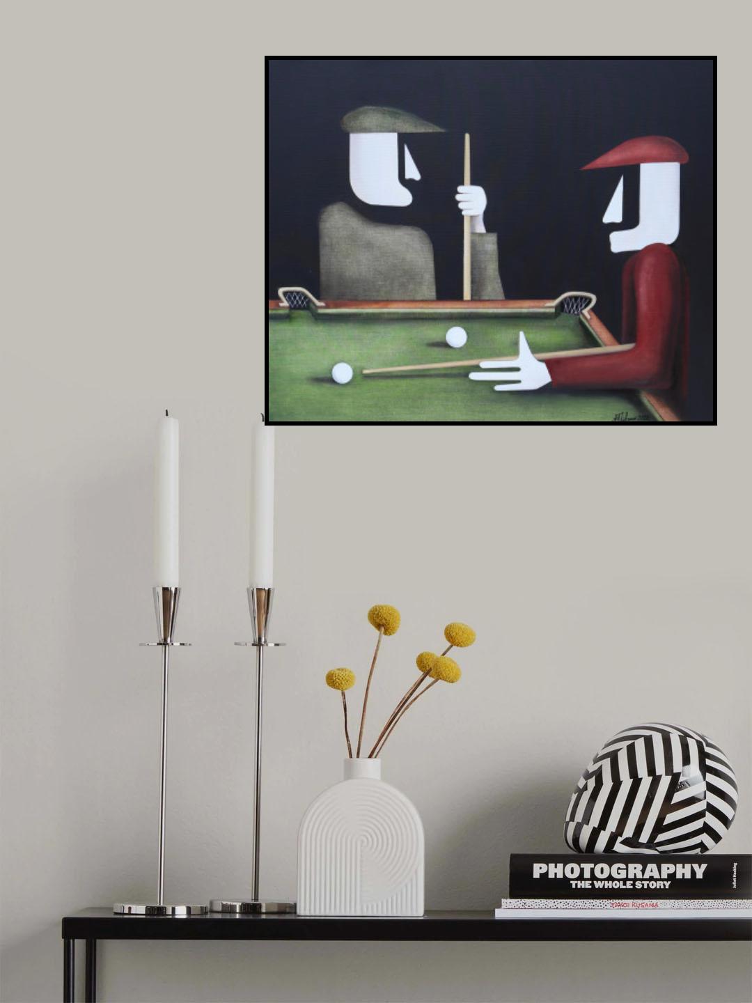 Billiards Poster och Canvastavla
