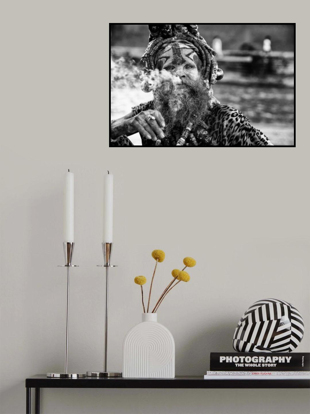 Ganga Baba Poster och Canvastavla
