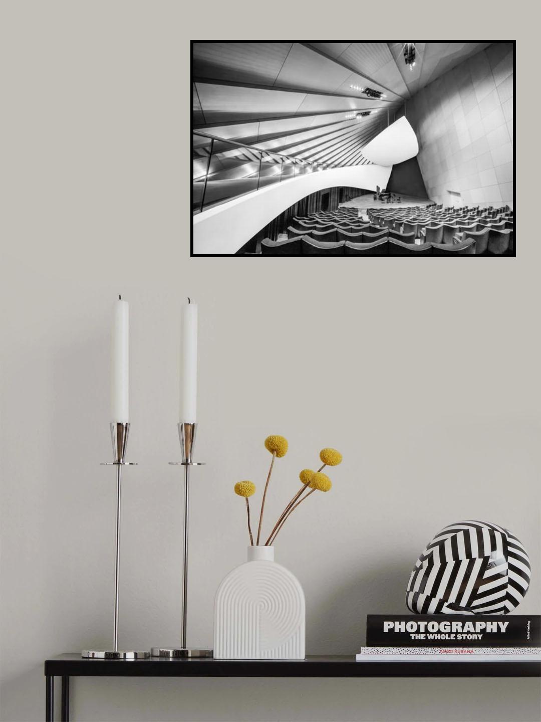 Chamber music auditorium Poster och Canvastavla