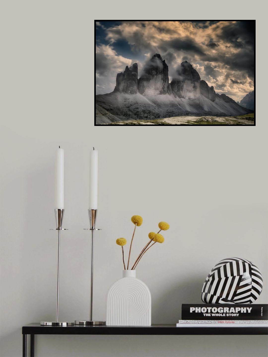 Le tre cime di Lavaredo Poster och Canvastavla