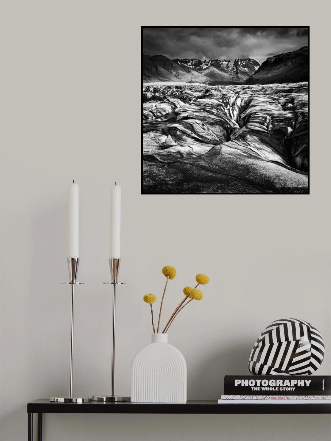 The Black Glacier Poster och Canvastavla