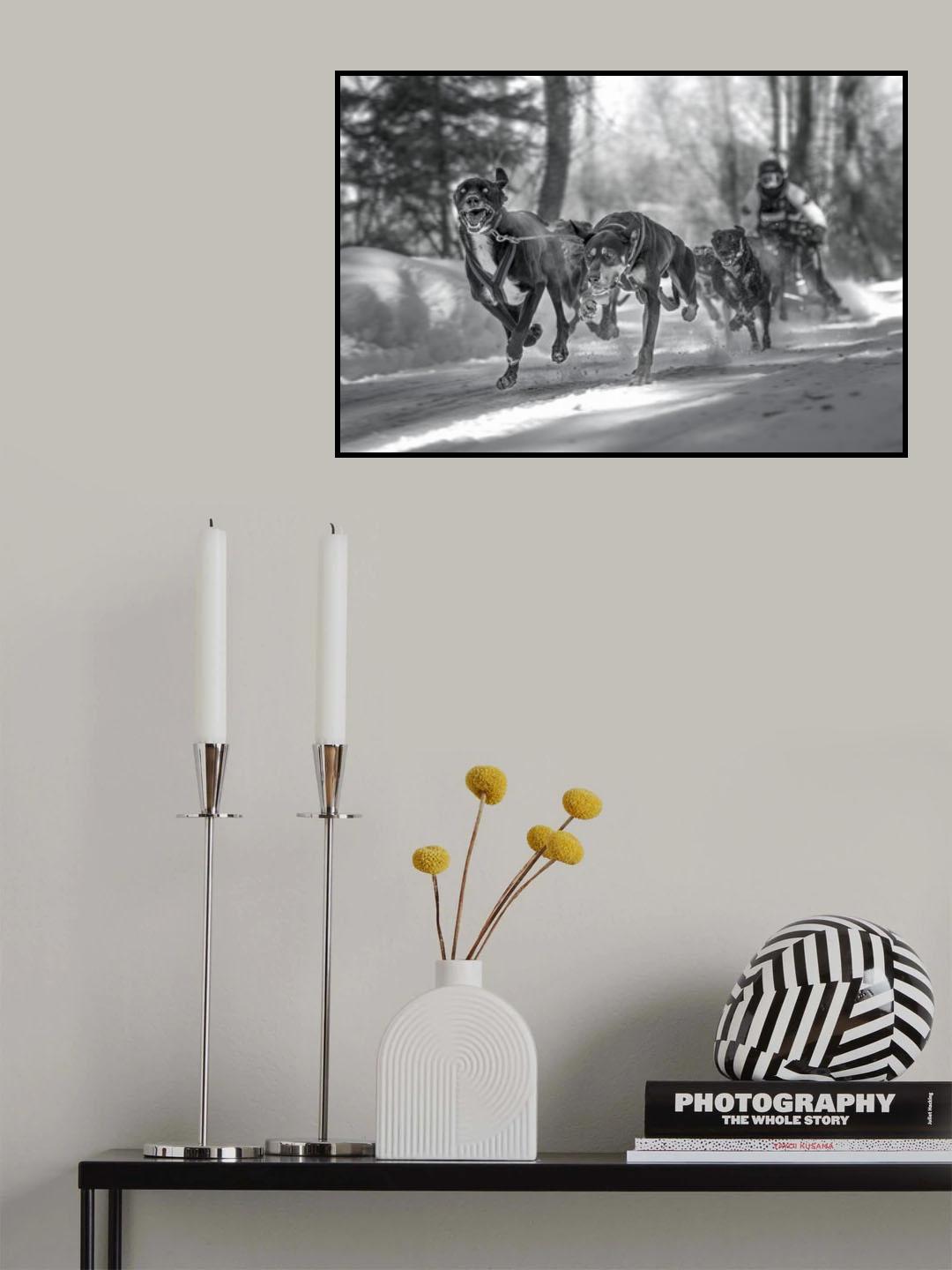 Race Poster och Canvastavla
