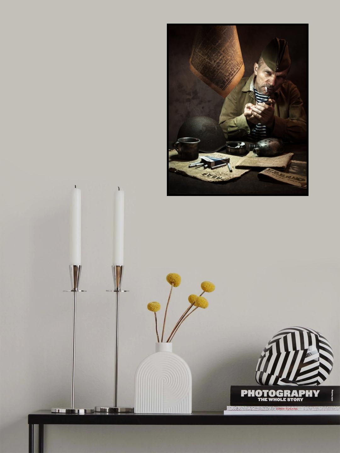Smoke break Poster och Canvastavla
