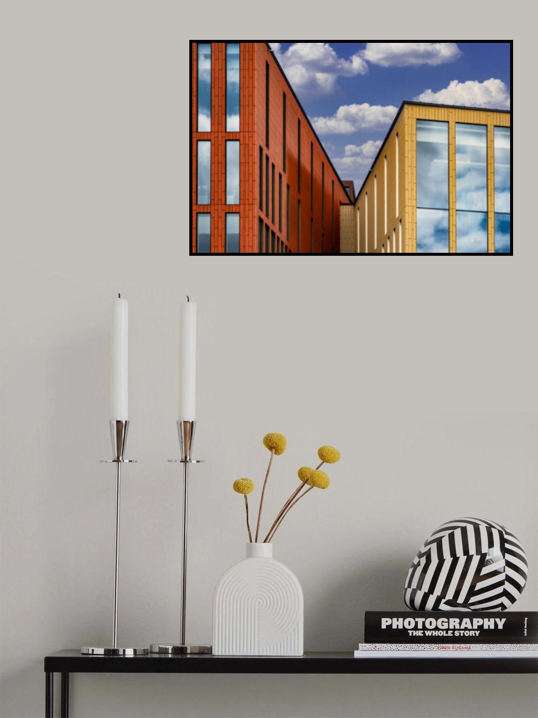 Cloudscape reflected Poster och Canvastavla