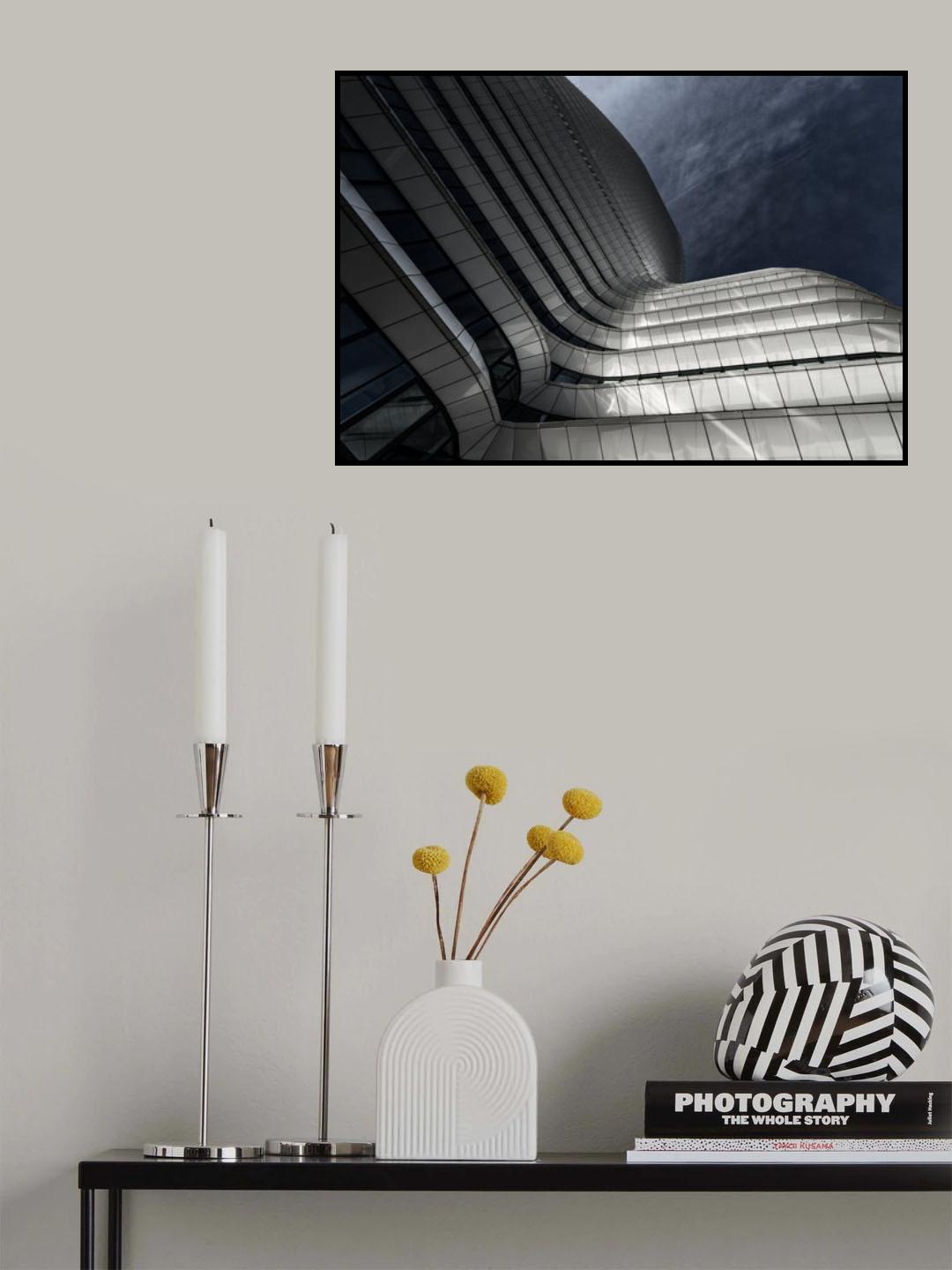 Falling Lines Poster och Canvastavla