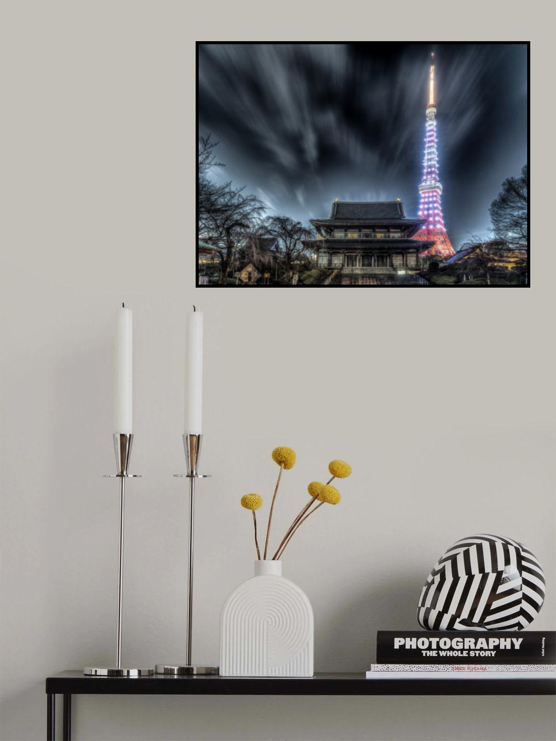 Zojoji , followed by Tokyo Tower Poster och Canvastavla