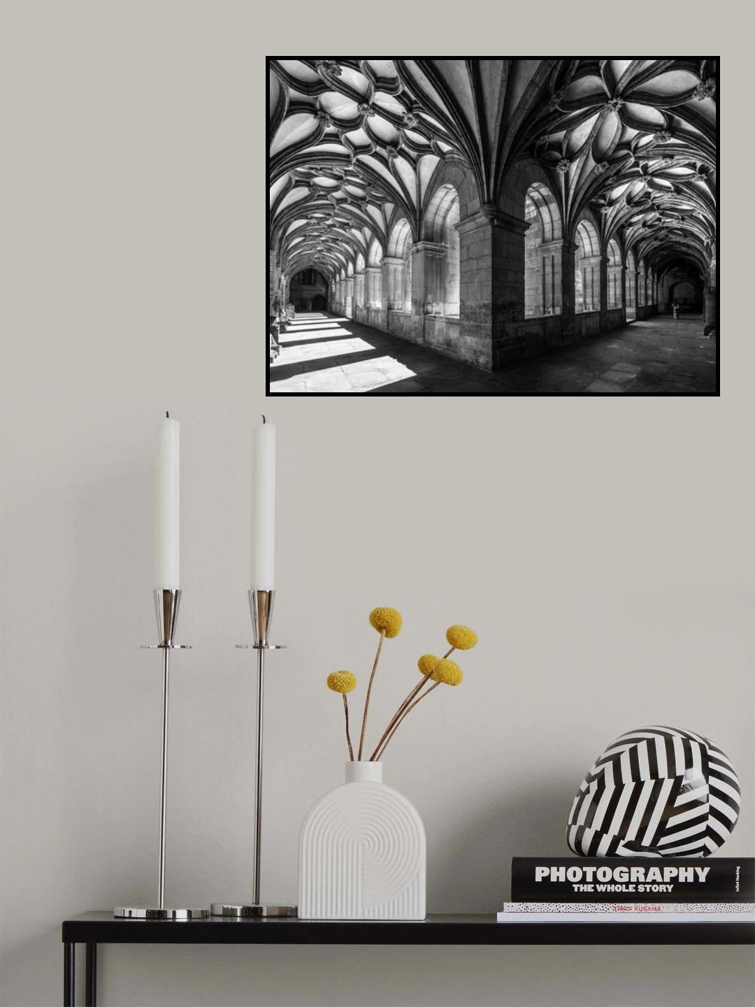 the flowery cloister Poster och Canvastavla