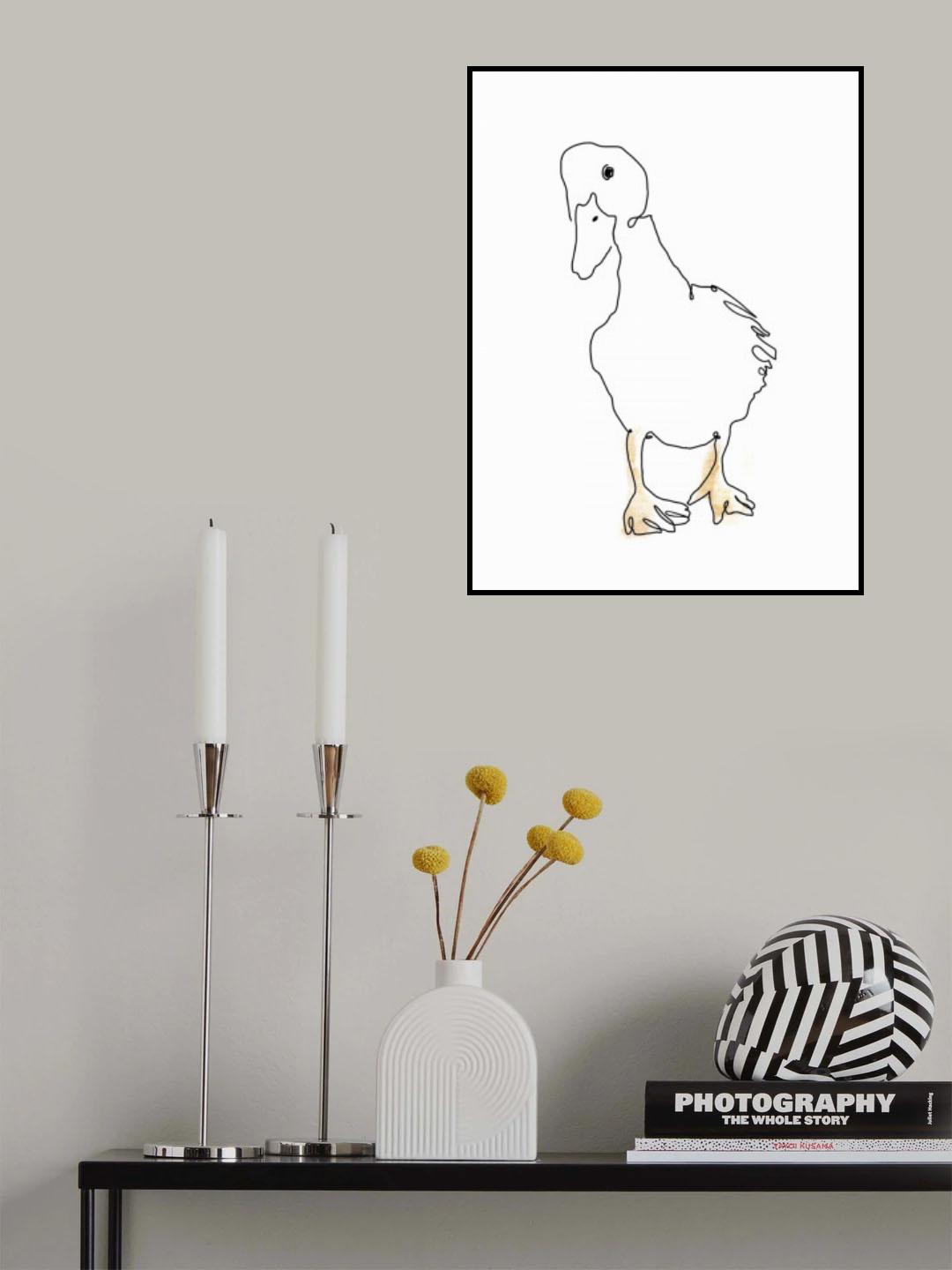 Ello Me Duck Poster och Canvastavla