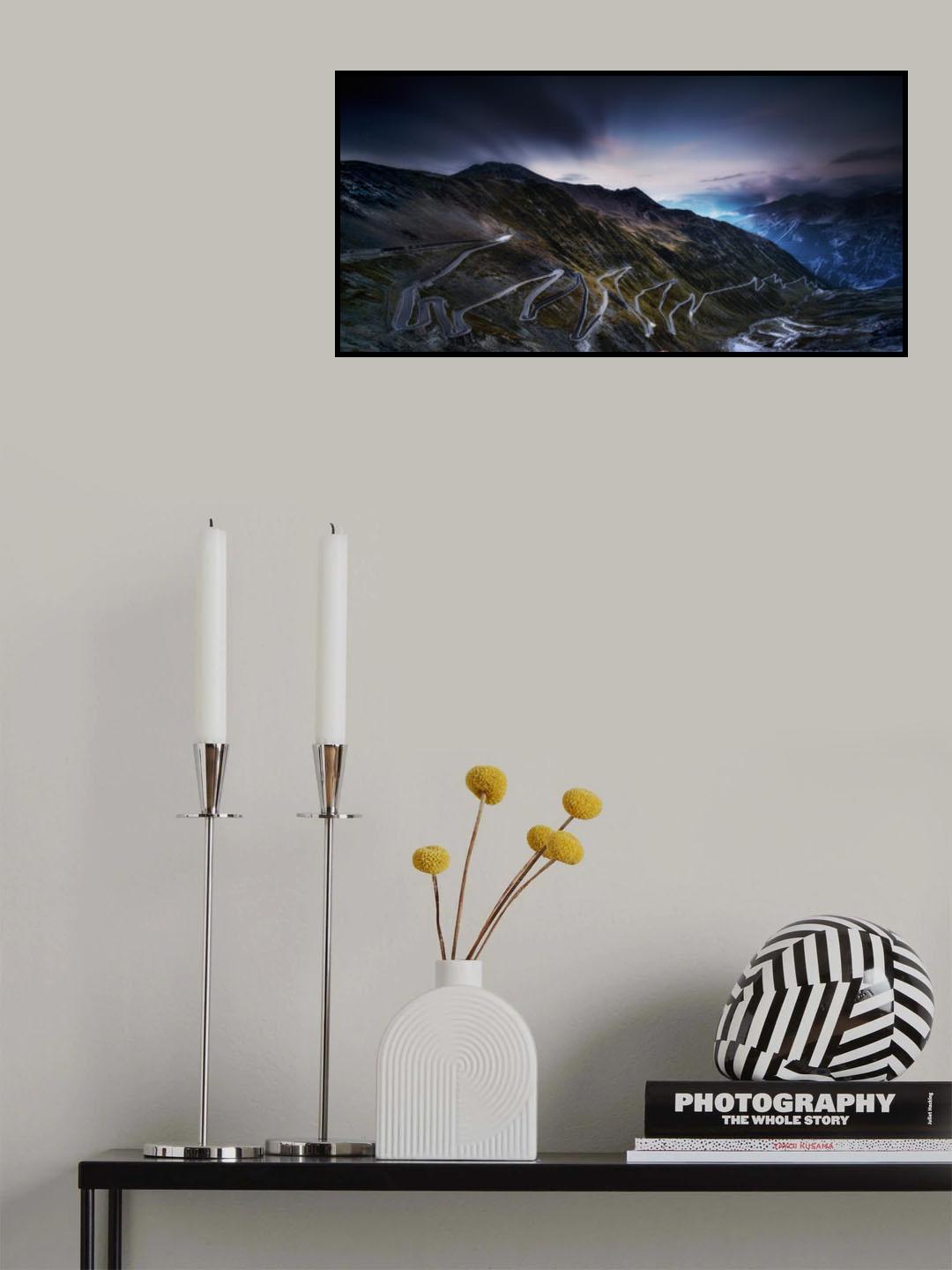Passo di Stelvio Poster och Canvastavla