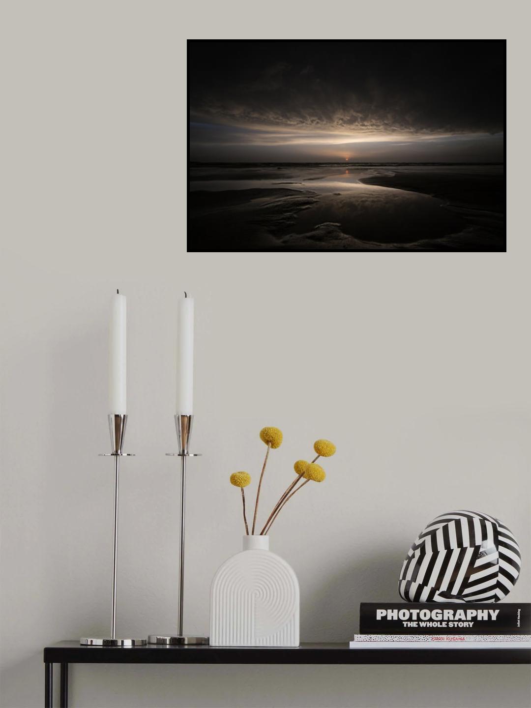 Biscarrosse sunset Poster och Canvastavla