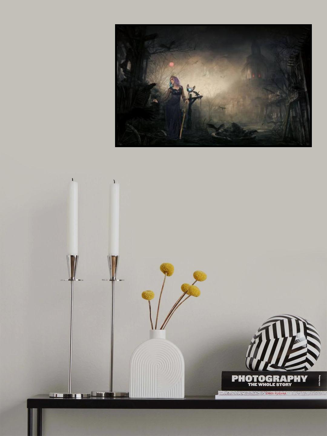 Sometimes even the darkest of places can be beautiful Poster och Canvastavla
