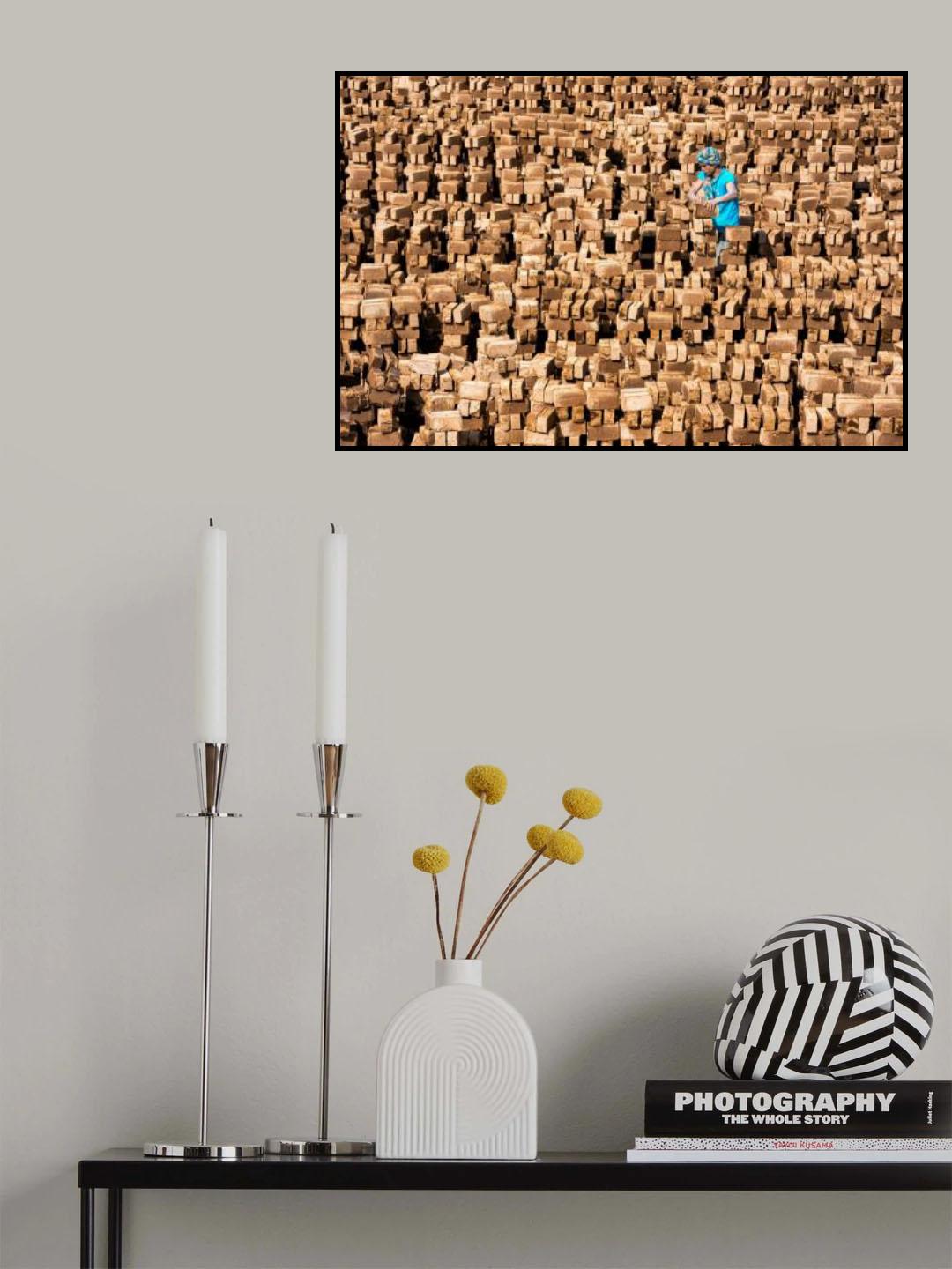 brick man Poster och Canvastavla