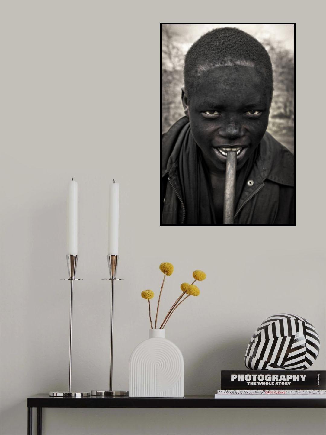 Maasai Morani #3 Poster och Canvastavla