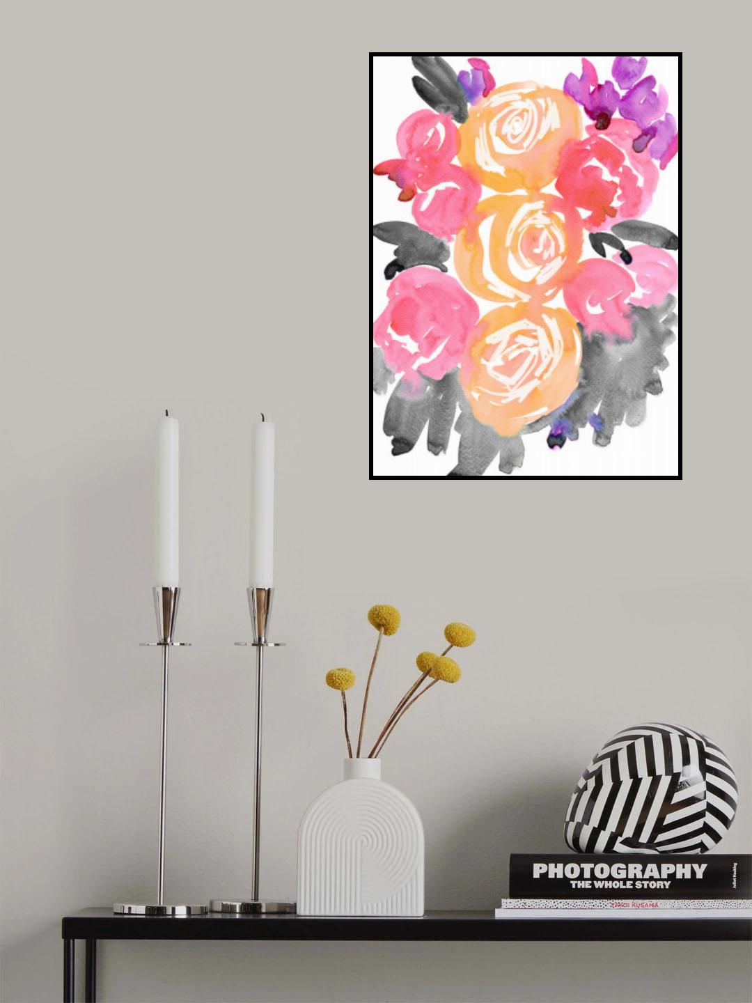 Olympe florals I Poster och Canvastavla