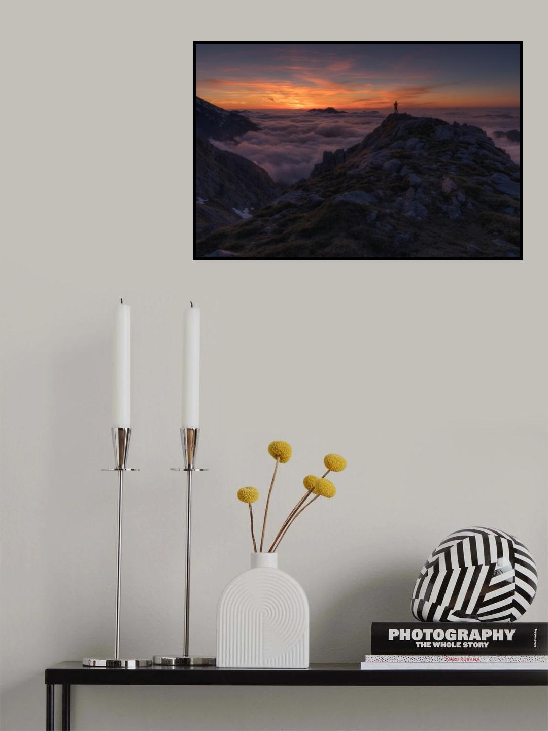 Picos Rojos Poster och Canvastavla