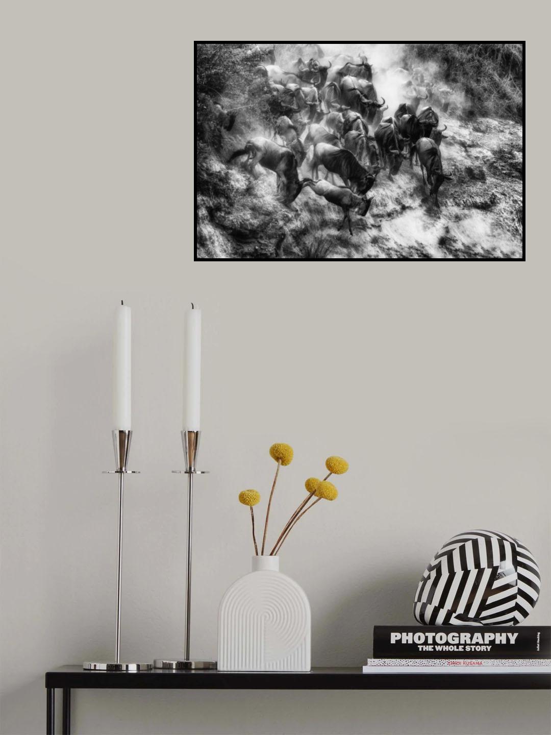 Cluster Poster och Canvastavla