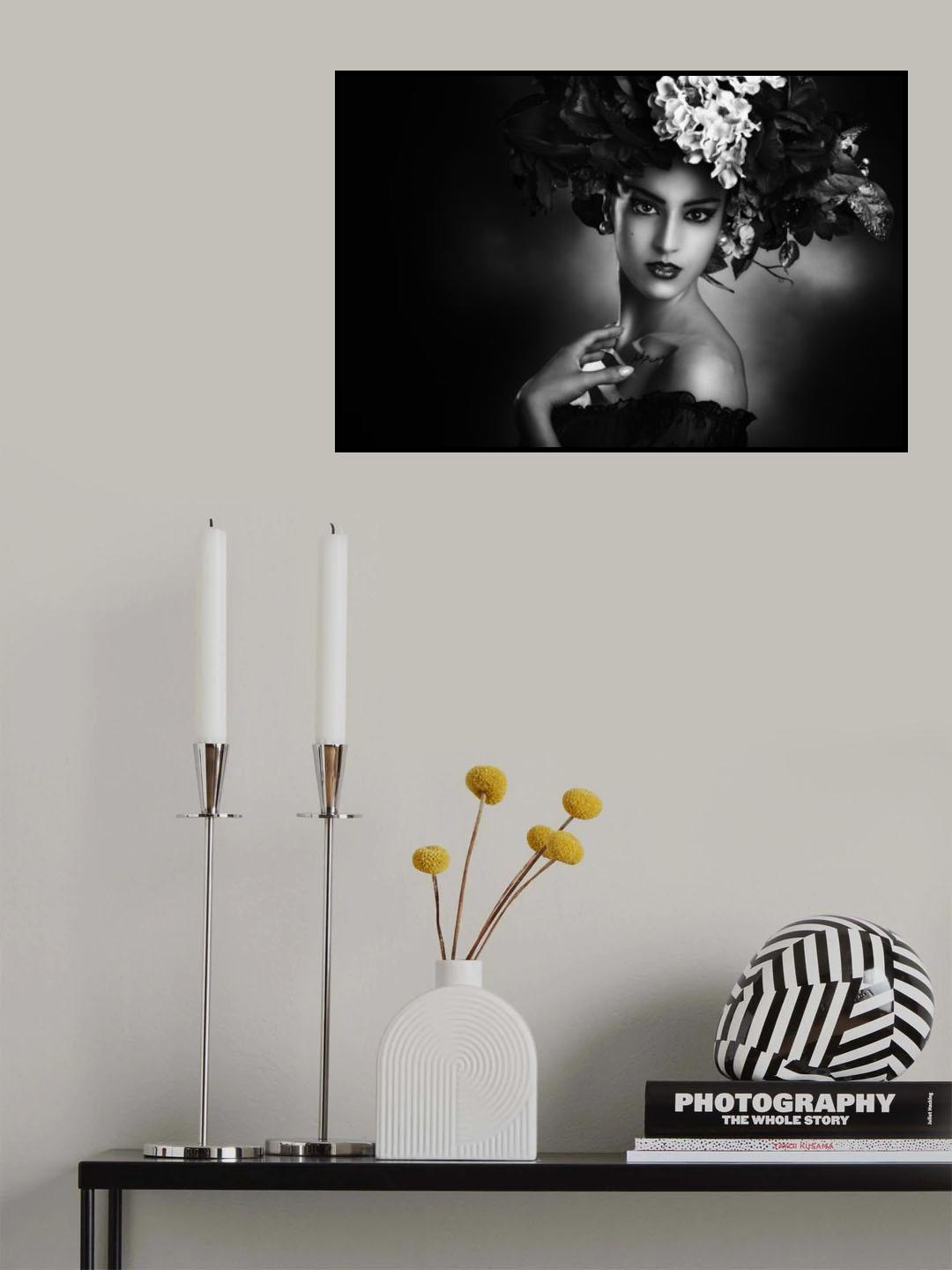 The flower hat 2 Poster och Canvastavla