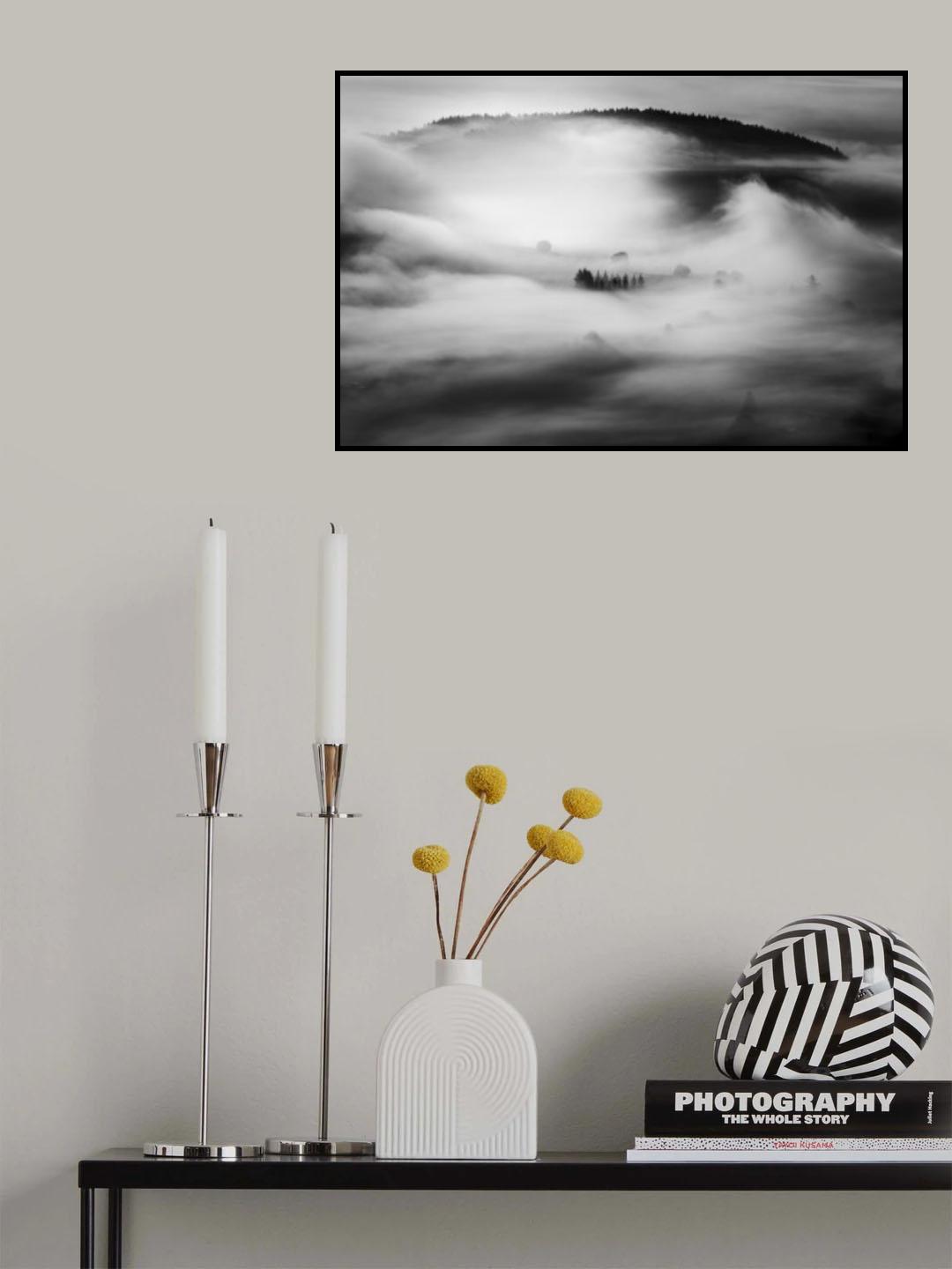 Moody morning Poster och Canvastavla