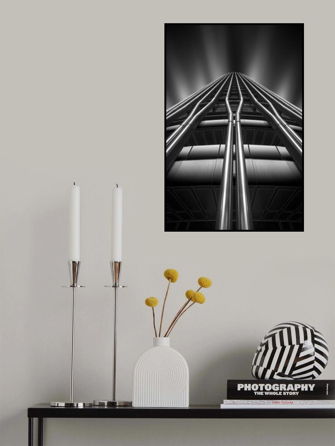 Lines on the skyscraper Poster och Canvastavla