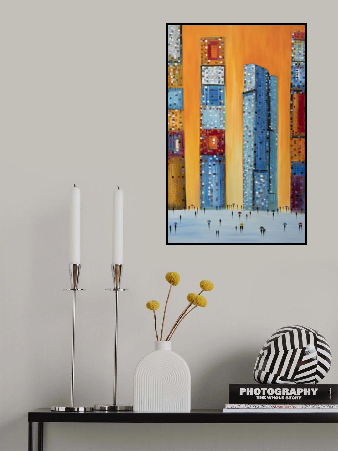 Didn't It Rain Poster och Canvastavla