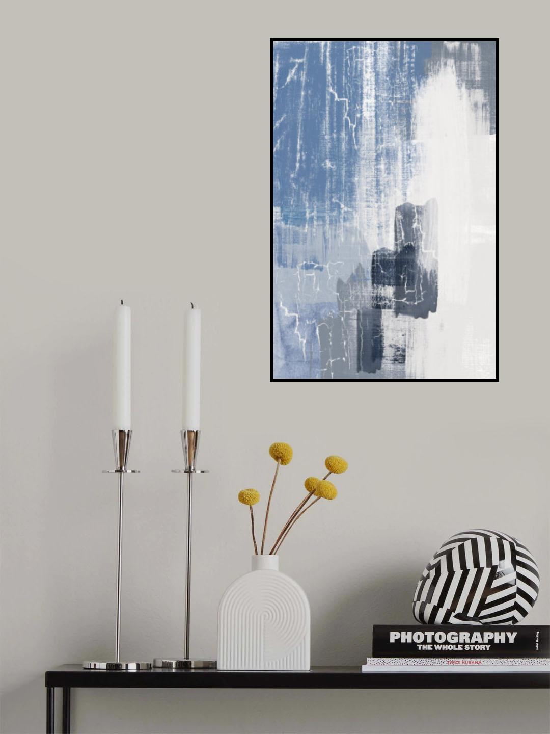 Blue Canvas 1 Poster och Canvastavla