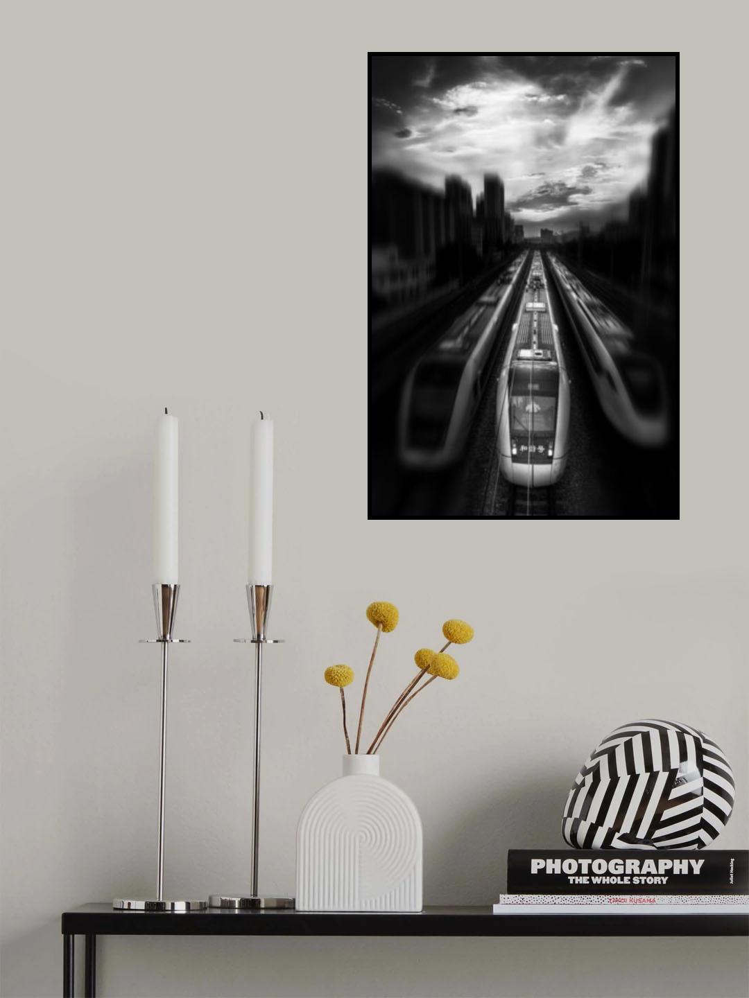 City train Poster och Canvastavla