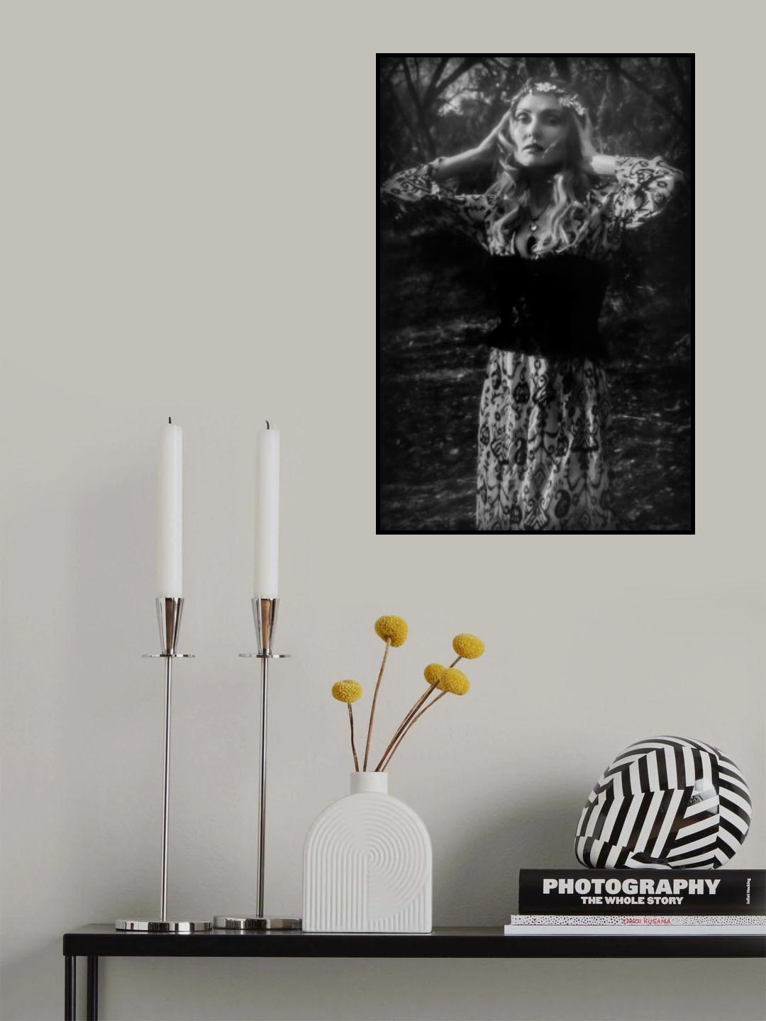 tiara #1 (Photopaper scanned and photoshopped,version2) Poster och Canvastavla