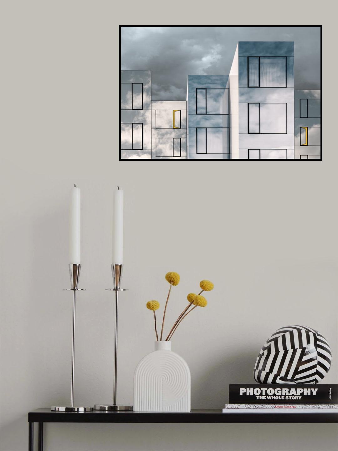 Unfinished sky castle Poster och Canvastavla