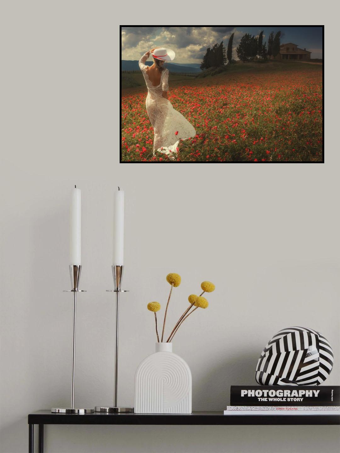 WALKING IN TUSCANY Poster och Canvastavla